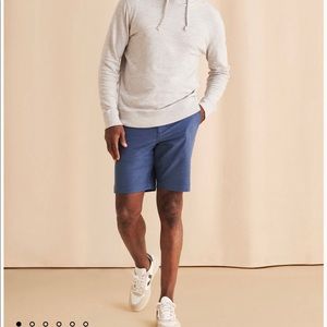 Faherty All Day Shorts 9” inseam in Blue